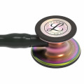 Стетоскоп Littmann Cardiology IV, черная трубка и оголовье, акустическая головка радужная, 69 см, 6165