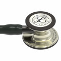 Стетоскоп Littmann Cardiology IV, черная трубка, акустическая головка цвета шампань, дымчатое оголовье, 69 см, 6179