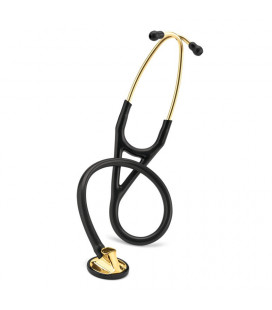 Littmann Master Cardiology Stethoscope Brass-Finish Chestpiece Black Tube 2175