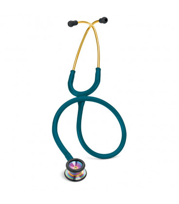 Стетоскоп Littmann Classic II Pediatric, трубка цвета морской волны, акустическая головка радужная, 71 см, 2153