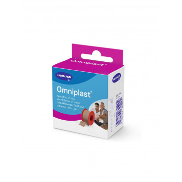 Omniplast adhesive plaster 1.25 cm x 5 m 1 roll